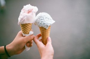 2 ice-cream cones
