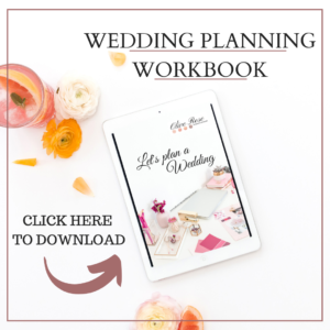 Wedding Planning Workbook I Olive Rose Weddings & Events