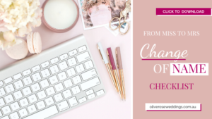 Cover - Change of Name Checklist