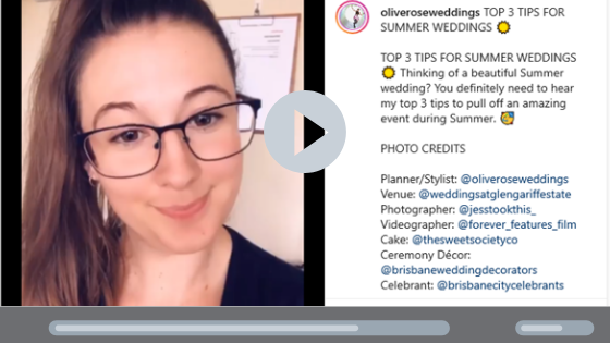 Video Cover Image – 3 tips for Summer Wedding 2