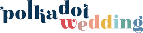 Polka dot wedding logo