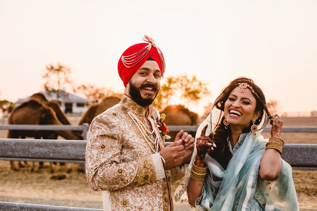 Brisbane Event Planner | Indian Bride and Groom laughing